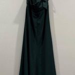 After Six Halter Neck Charmeuse & Crepe Gown Evergreen 18 Style 6834S Photo 3