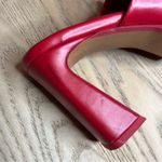 Jeffrey Campbell Jeffery Campbell Caviar Cherry Red Mules Chunky Square Toe Heels Womens Size 8.5 Photo 10