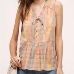 Holding Horses Anthropologie  Faye Tank in Plaid Size 2 Photo 0