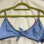 Lemlem  Sky Blue Lena Tie Front Bikini Top Sz XS NWT Photo 2