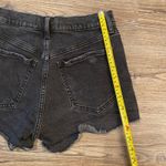 Abercrombie & Fitch Mom Short High Rise Black Jean Shorts Women's size 2 / 26 Photo 3
