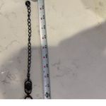 Gunmetal black silver faux stone metal ring link adjustable belt Y2K it girl Photo 4