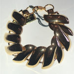 Elegant Gold Tone Chunky Retro Classic Bracelet Photo 4