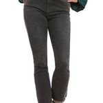 Free People Urban Outfitters Gray High Rise Cropped Flare Raw Hem Jeans Photo 0