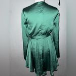 Lovers + Friends  Ivy Long Sleeve Mini Dress in Emerald Green NWOT Size XS Photo 2
