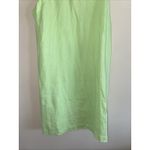 A New Day ‎ Lime Green Keyhole Back Linen Blend Summer Sundress Dress XS NEW NWT Photo 2