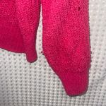 Freshman 1996 Bright Pink Eyelash Knit Pullover Women's Sweater Photo 1