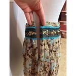 Free People *Vintage* silk floral boho miniskirt size 0 BIN P Photo 6