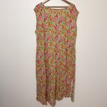 Natural Life  Hangout Floral Cotton Knit Sleeveless Maxi Dress Size L / XL Photo 6