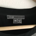 Vince  Silk Trim Long Sleeve Tee‎ Top Gray Knit Womens Size XS Crewneck Hi Low Photo 2