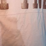 PINK - Victoria's Secret Pink Victoria’s Secret crew neck pullover sweatshirt sparkly pink/peach size XL​ Photo 6