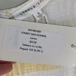 Little Lies NWT Stripey Days Yellow Striped Spaghetti Strap Romper Photo 2