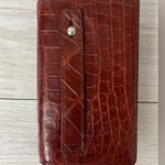 Crocodile women’s Embossed Brown Wallet \ clutch brand new never used Photo 0