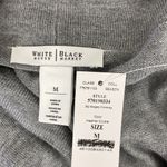 White House | Black Market  Gray Half Sleeve Open Front Sweater NEW M Photo 3