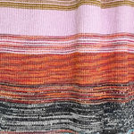 Anthropologie  Space-Dyed Knit Midi Dress Size XL Scoop Neck Short Sleeve Pastel Photo 9