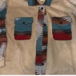 Blue Buttercup Women's Beige and Multicolor Jacket Photo 1