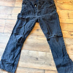 Aeropostale  Black Ripped 90s Baggy Jeans  Photo 0