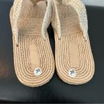 New. Braided Linen Flip Flops Summer Beach Sandals Size 8.5 Photo 3