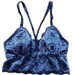 Aerie  Blue Lace Racerback Bralette Photo 7