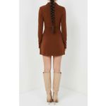 With Jean WITH JÉAN Andy Dress, Chocolate, XL Photo 5