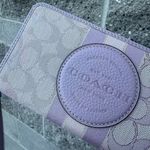 Dempsey Large Phone Wallet In Signature Jacquard With Stripe And Coach Patch c9073 Photo 2