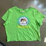 Fiorucci  green Venus Agnes cropped tshirt medium Photo 0