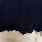 Cyrus Navy Sleeveless Knit Top Photo 3