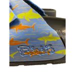Birkis By Birkenstock Womens Blue Shark Sandals Size 41/10.5 SKU 8304 Orange Photo 6