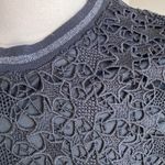 ZARA  Dress Womens Sz Small Black Star Lace Grunge Photo 3