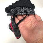 Nike  dry fit black squiggle & hot pink athletic running shorts S/M Photo 2