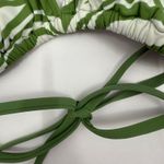 La Blanca PLAYA BY  Bikini Top Medium Swim Green Zebra Resort Beach String Gold Photo 10