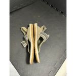 Sorel  Out N About Plus Womens Size 9 Green‎ Nubuck Leather Slingback Sandals Photo 4