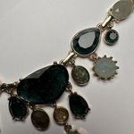 J.Crew Gold Tone Blue Green & Neutrals Necklace Adjustable Length Photo 6