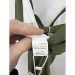 Cupshe Olive Green Crochet Trim Lace Up Back One Piece Swimsuit Womens M NEW Photo 6