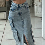 Wild Fable Jean Skirt Photo 0