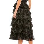 Mac Duggal  49510 Layered Polka Dot Cocktail Dress Size 0 New w/ Tag MSRP $398 Photo 4