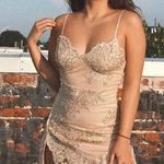 Windsor Gold Embroidered Formal Gown Photo 0