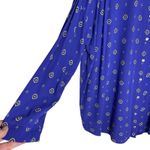 Free People  Intimately Women’s Blue Violet Button Front Oversized Top Photo 2