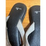 Sanuk Yoga Sling 2 Flip Flops Silver Gray Striped Womens Sandals 7 Photo 1