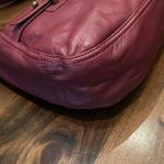 wilson's leather Hobo Bag Berry Red Purse Shoulder Bag Stylish Everyday Y2K 90s Photo 3