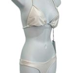 Lovewave White String Bikini Campbell Top Ryder Bottom Bathing Suit size XS NEW Photo 8