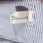 Gap  Blue + White Pin Stripe 100% Cotton Tailored Dress Shirt Women's XL Photo 3