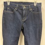 Duluth Trading Co Womens Daily Denim Slim Straight Leg Dark Blue Jeans 6 or 31 Photo 1