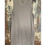 American Eagle ViVintage Striped tank dress size Large gray with orange stripes Photo 0