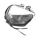 Ulta, NWT Black Crossbody Bag, Belt Bag,With Striped Strap| Black Photo 0