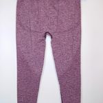 Gymshark SM Vital Seamless 2.0 Leggings Maroon Marl High Waist 24" Inseam Photo 4