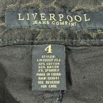 Liverpool Jeans Madonna Skinny Jeggings Pants 4 Cheetah Print Animal Black Photo 2