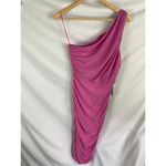 Love by Design NWT - One Shoulder Bodycon Midi Dress Super Pink XL Photo 2