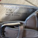 Preview International  Brown Leather Buckle Strappy Kitten‎ Heel Sandals 5.5 Photo 10