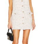 ‎ ANINE BING Tweed Janet Dress Size XS Photo 0